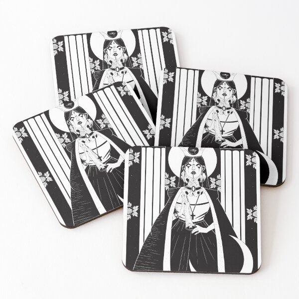 Item preview, II THE HIGH PRIESTESS designed and sold by GingerBlackInk.