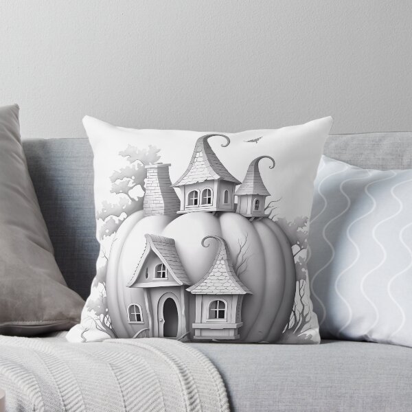 Item preview, Magical Pumpkin House #11 Coloring Page Pattern  designed and sold by DavidColoring.