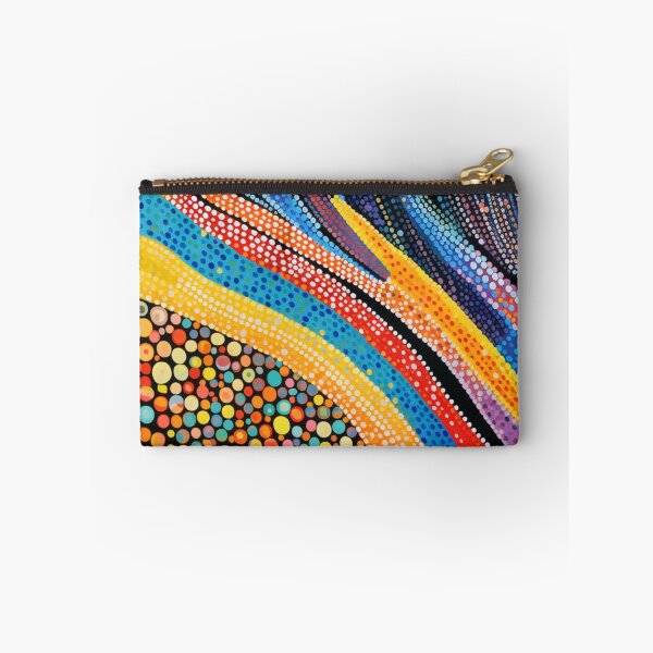 Item preview, Aboriginal Inspired Dot Art - Wavy Colorful Pebbles designed and sold by GrinGalore.