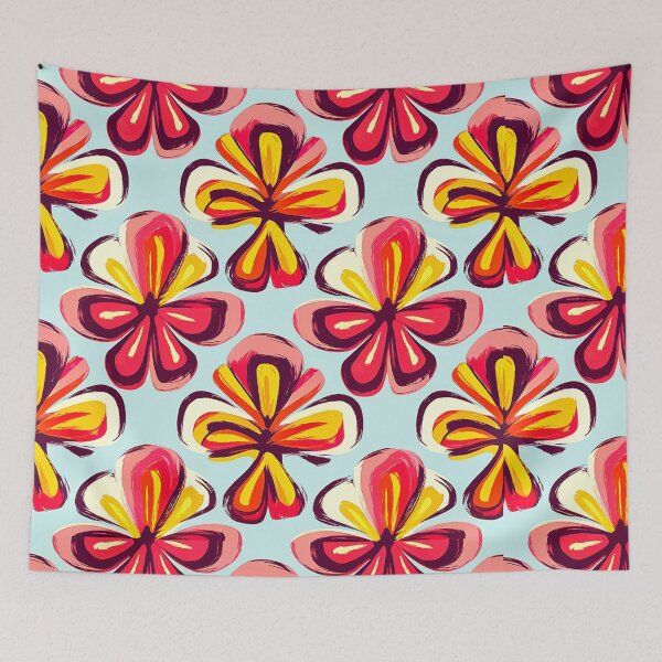Item preview, Floral Flower Art Pattern by Steezee designed and sold by SteezeeStore.