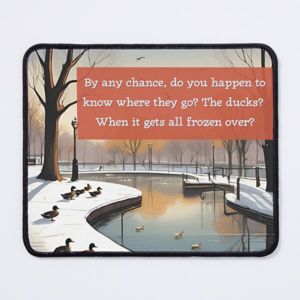 Item preview, Central Park Ducks in Winter designed and sold by gigiandlala.