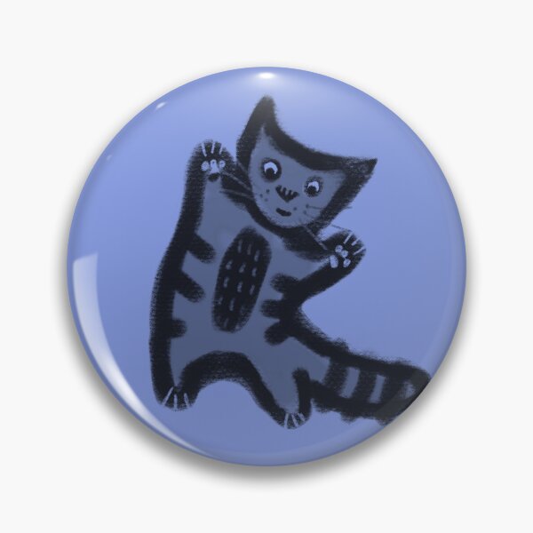 Item preview, Little Kittens - seamless pattern in blue designed and sold by KOUZZA.