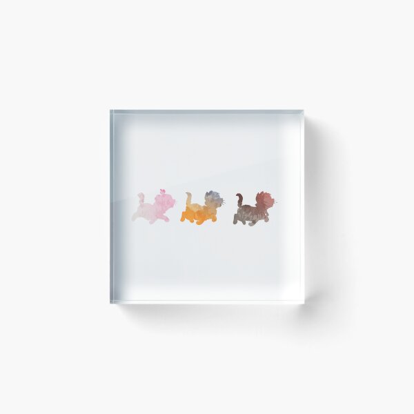 Item preview, Kittens Inspired Silhouette designed and sold by ShadowsInspired.