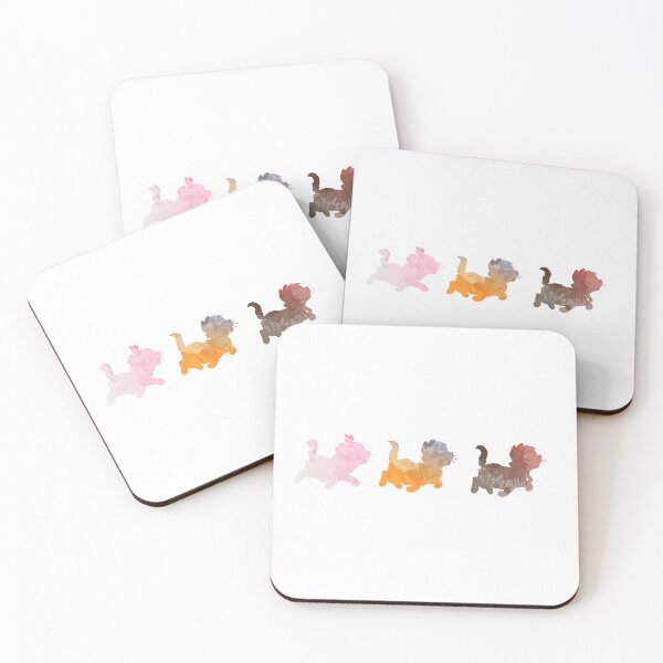 Item preview, Kittens Inspired Silhouette designed and sold by ShadowsInspired.