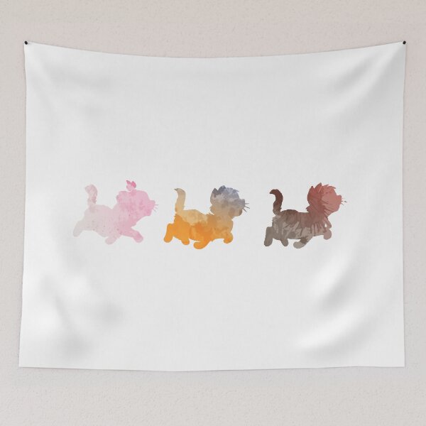 Item preview, Kittens Inspired Silhouette designed and sold by ShadowsInspired.