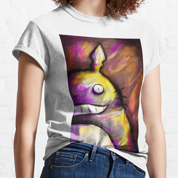 Vista previa del artículo con la obra «Sonrisa de Totoro», diseñado y vendido por HeartThistle.