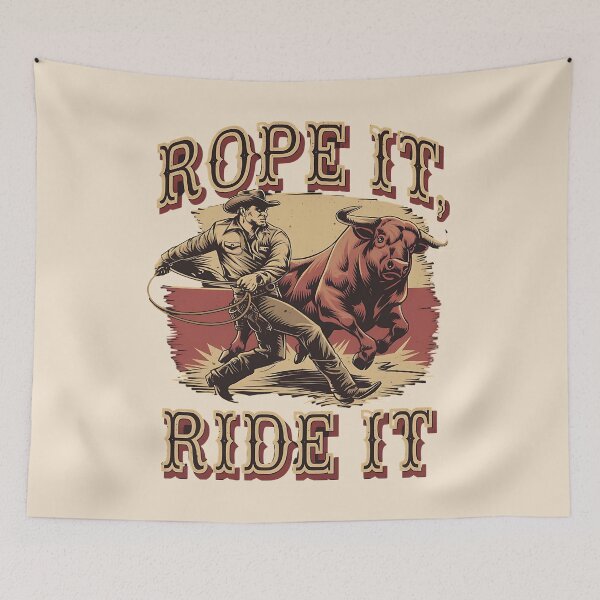 Item preview, Rope it ride it - Rodeo is my sport - The original rodeo - The rodeo effect - I love rodeo - Rodeo makes me happy - Rodeo for your life designed and sold by JansenGS.
