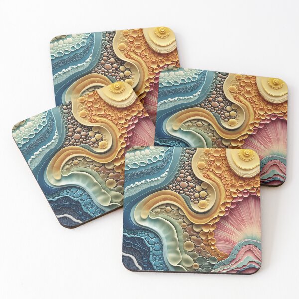 Item preview, Vibrant Abstract Kaleidoscope: Wearable Art for Every Space  designed and sold by nadeem4design.