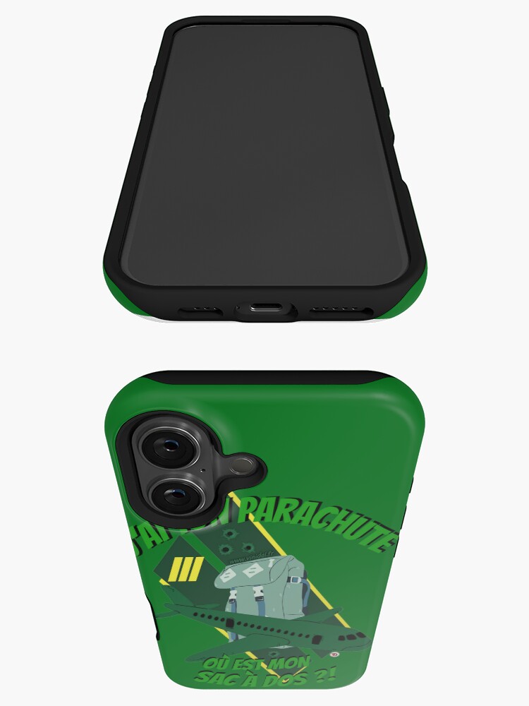 Aperçu 3 sur 4. Coque iPhone avec l'œuvre J'ai ton parachute. créée et vendue par Vinidal.