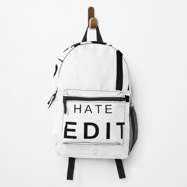Item preview, I Hate Editing (Black) – Bold, Funny, and Relatable Minimalist Design designed and sold by mrddst.