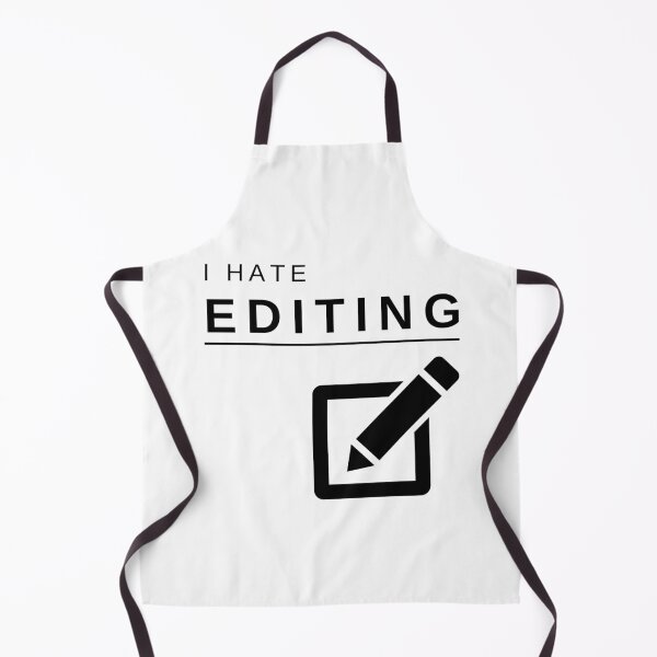 Item preview, I Hate Editing (Black) – Bold, Funny, and Relatable Minimalist Design designed and sold by mrddst.