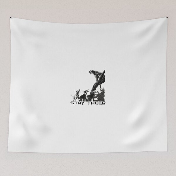 Item preview, Stay Treed Lion Hound Dog Hunting designed and sold by ShedHunters.
