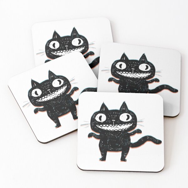 Item preview, Happy little cat drawing designed and sold by FANNIKATZ.
