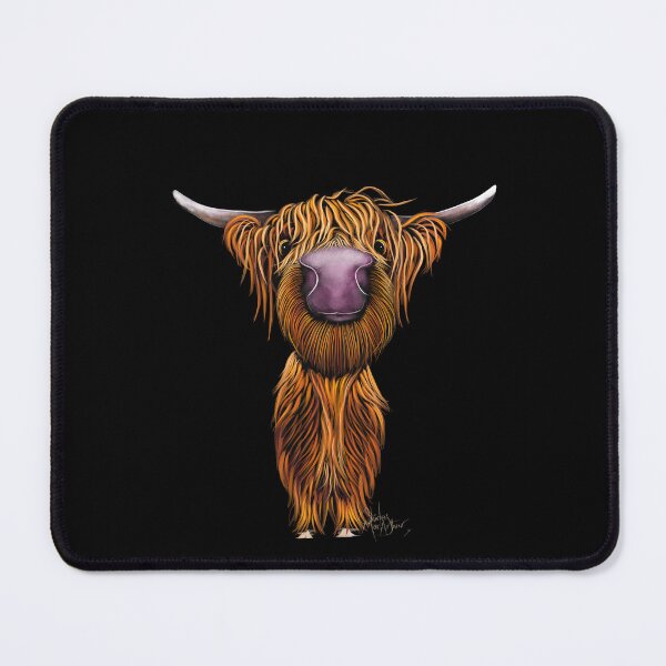 Item preview, HiGHLaND CoW PRiNT SCoTTiSH ' WHo GoeS THeRe? ' BY SHiRLeY MacARTHuR designed and sold by Shirley MacArthur Art.