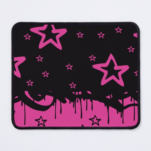 Item preview, Scribble Stars - Pink & Black designed and sold by SimsRice.