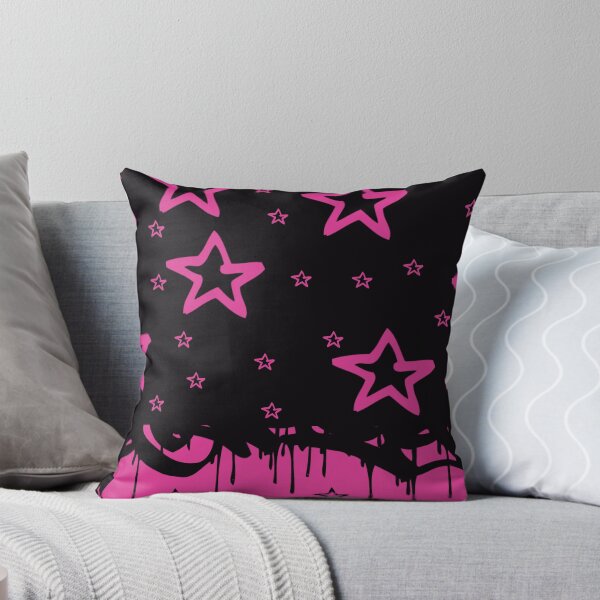 Item preview, Scribble Stars - Pink & Black designed and sold by SimsRice.