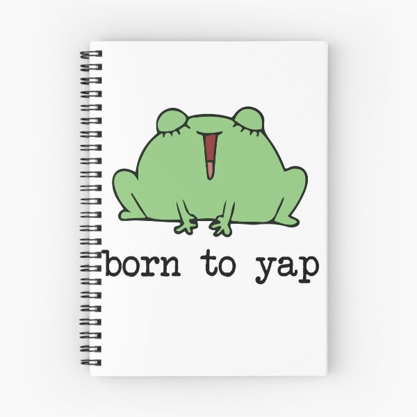 Item preview, Born to Yap – Funny Loud Frog Meme Cartoon for Frog Lovers & Extroverts designed and sold by tcvnguyen.