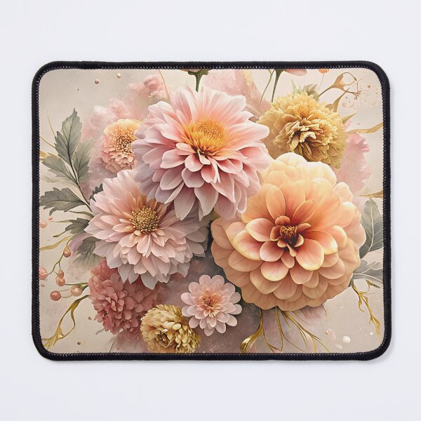 Item preview, Mexican dahlias and marigolds designed and sold by dulceguavashop.