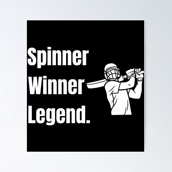 Item preview, Spinner, Winner, Legend - white designed and sold by VasInd.