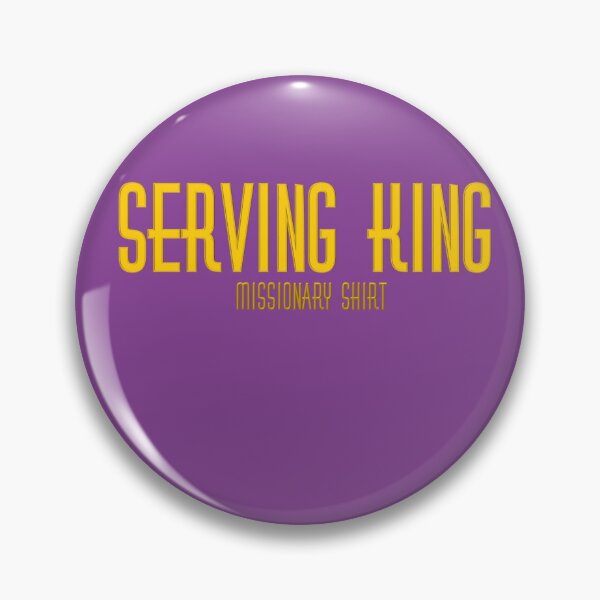 Item preview, Jo Jerambo Fanart | Serving King Missionary Shirt designed and sold by Schmidt Stationery.
