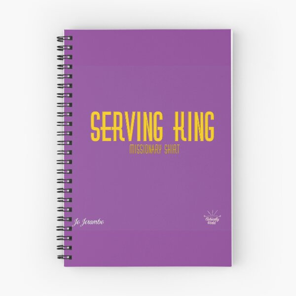 Item preview, Jo Jerambo Fanart | Serving King Missionary Shirt designed and sold by Schmidt Stationery.
