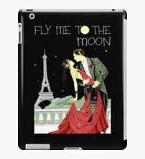 FLY ME TO THE MOON; Vintage Dance Print iPad Case/Skin