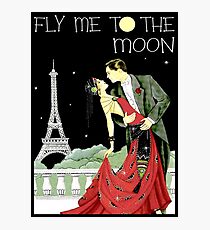 Lámina fotográfica LLÉVAME A LA LUNA; Vintage Dance Print