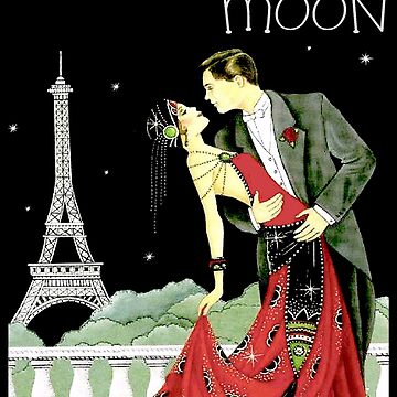 Artwork thumbnail, FLY ME TO THE MOON; Vintage Dance Print by posterbobs
