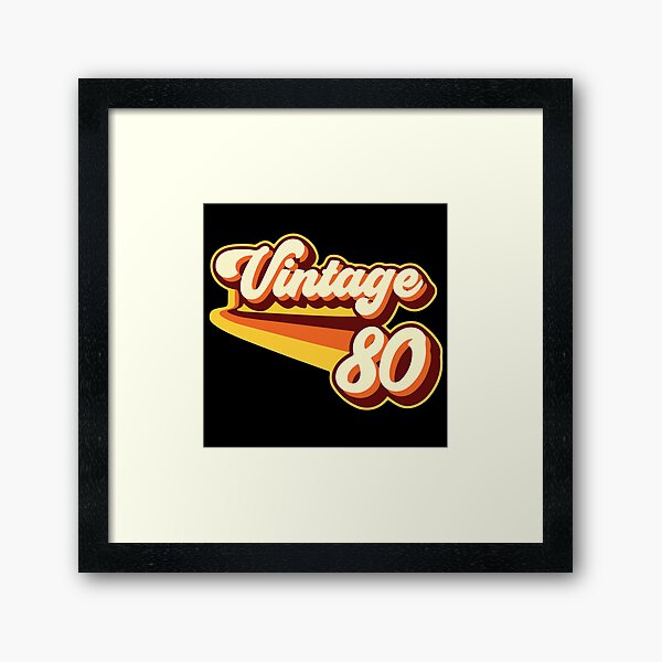 Aperçu de l'œuvre Millésime 80 créée et vendue par BrownHorse90s.