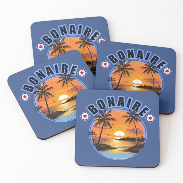 Item preview, Bonaire - Caribbean (with Blue Lettering) designed and sold by VelvetRoom.