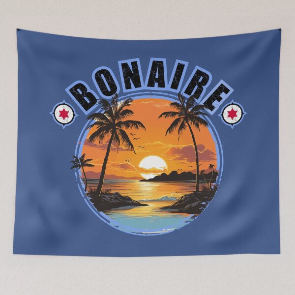 Item preview, Bonaire - Caribbean (with Blue Lettering) designed and sold by VelvetRoom.