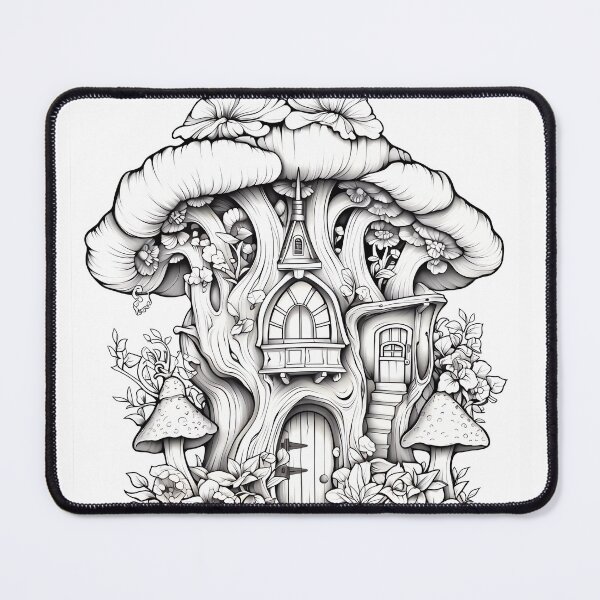 Item preview, TreeHouse #14 Coloring Page Pattern  designed and sold by DavidColoring.