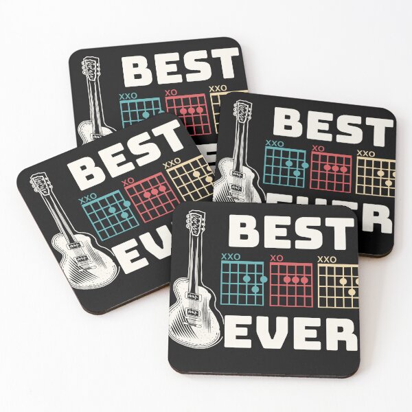 Item preview, Guitarist Father Best Dad Ever D A D Chord Gifts Guitar T-Shirt designed and sold by StreetArtPro.