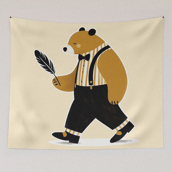 Item preview, The Thoughtful Bear Poet designed and sold by zzz888.