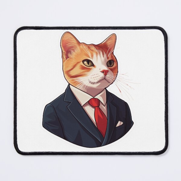 Item preview, Cat in a Suit designed and sold by EvilCatCo.