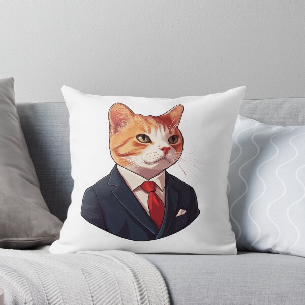 Item preview, Cat in a Suit designed and sold by EvilCatCo.