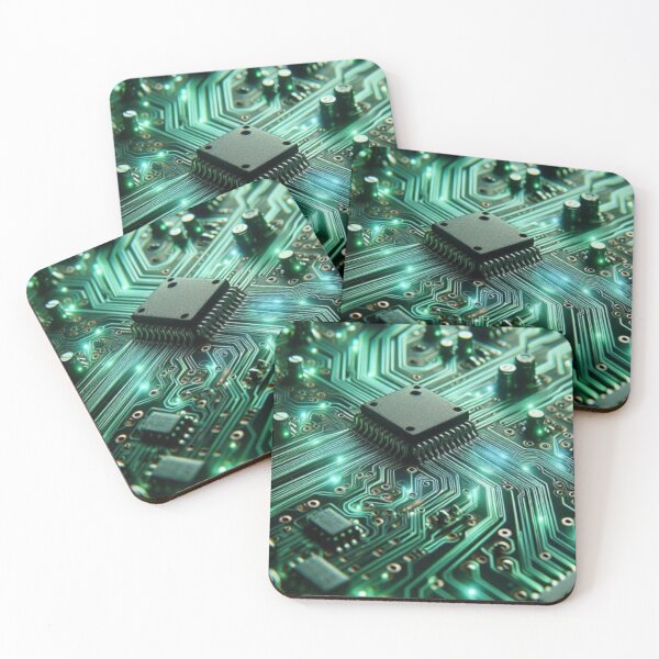 Item preview, Circuit Board with green energy   designed and sold by martinspixs.