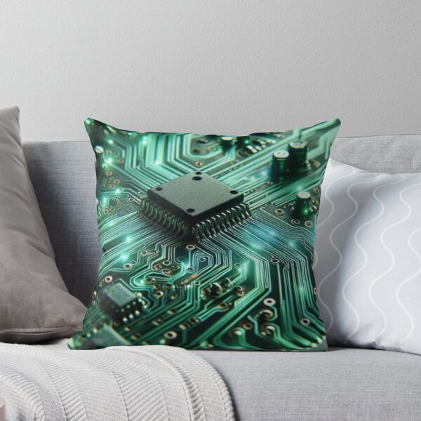 Item preview, Circuit Board with green energy   designed and sold by martinspixs.
