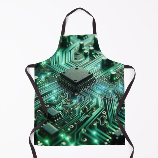 Item preview, Circuit Board with green energy   designed and sold by martinspixs.