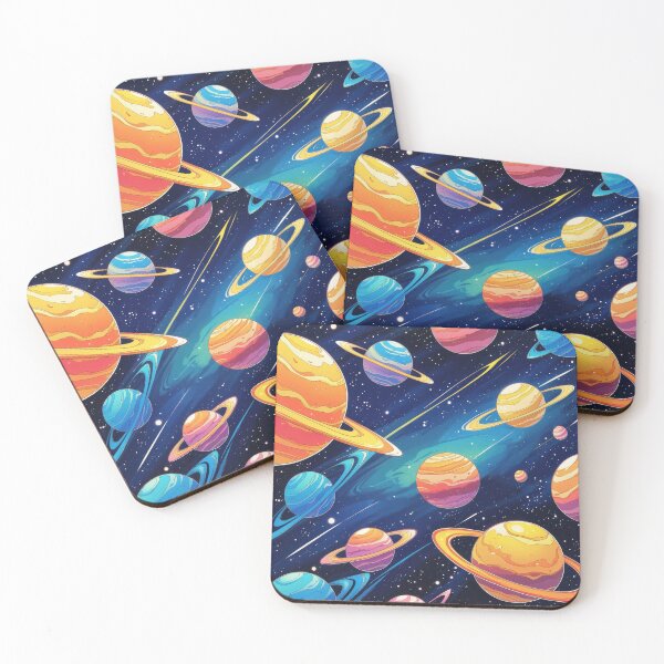 Item preview, Pattern of cosmic planets designed and sold by SimpliArtDaria.