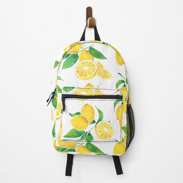 Item preview, A watercolor pattern of lemons and leaves designed and sold by Hillary Holt.