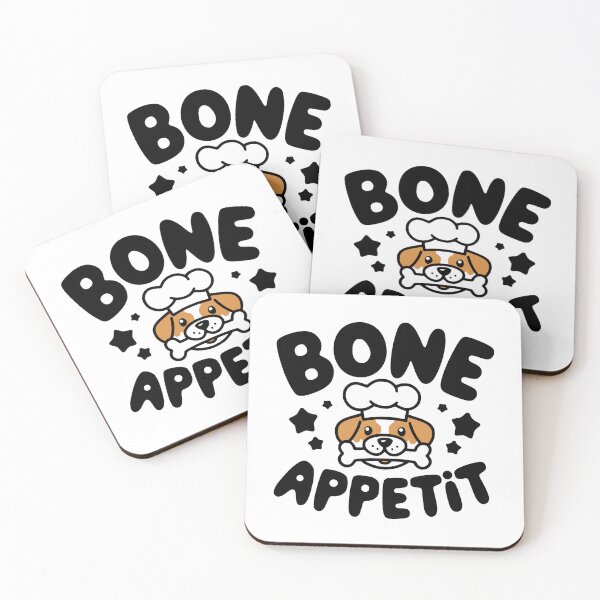 Item preview, Bone Appetit! Cute Dog Baking Pun designed and sold by PMCreative.
