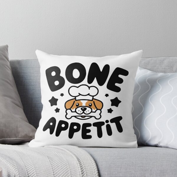 Item preview, Bone Appetit! Cute Dog Baking Pun designed and sold by PMCreative.