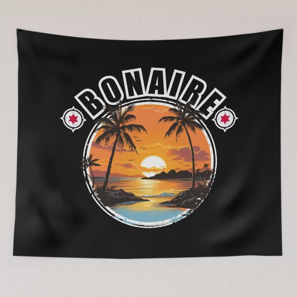 Item preview, Bonaire - Caribbean (with White Lettering) designed and sold by VelvetRoom.