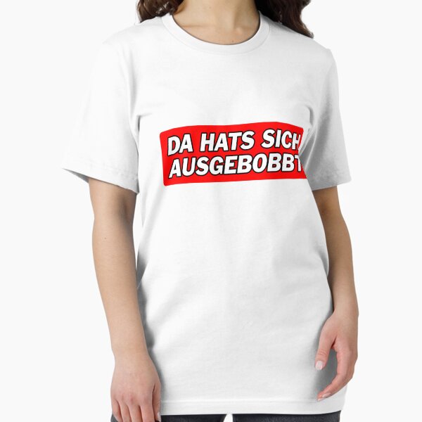 Vista previa del artículo con la obra «Dann hat's sich ausgebobbt - Deutsche Fitness Memes», diseñado y vendido por LoFizzy.