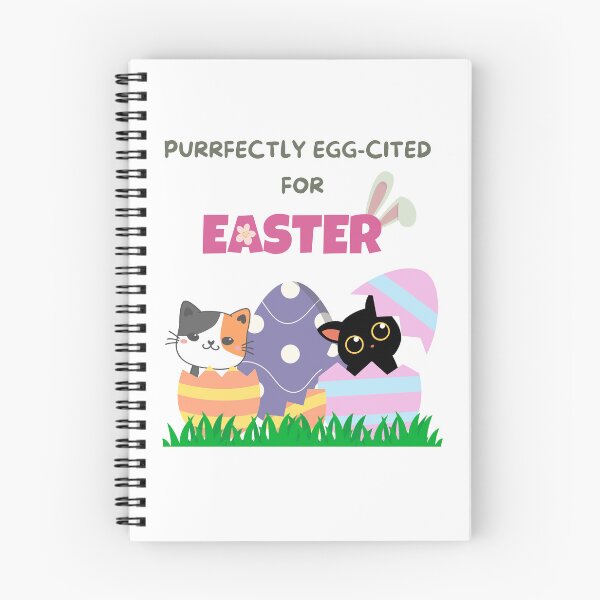 Item preview, Purrfectly Egg-cited for Easter designed and sold by WDWL idea2design.