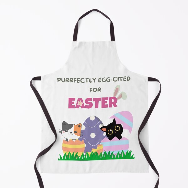 Item preview, Purrfectly Egg-cited for Easter designed and sold by WDWL idea2design.