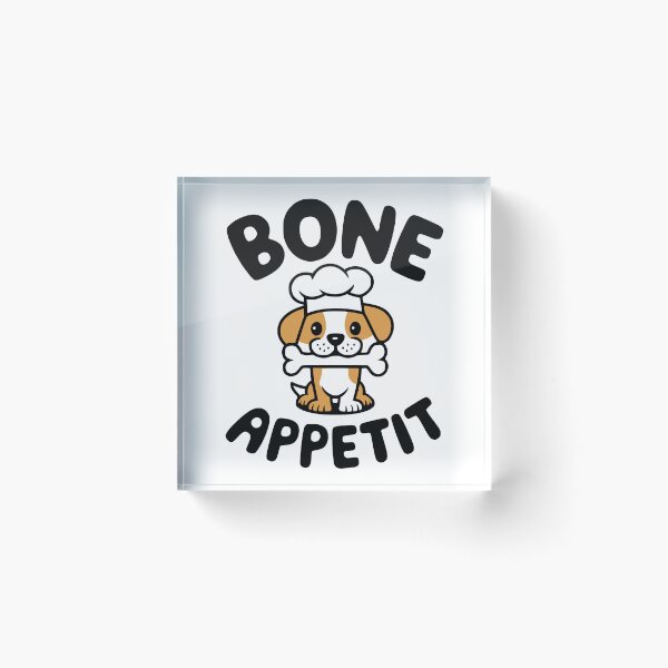 Item preview, Bone Appetit! Cute Dog Cooking Pun designed and sold by PMCreative.