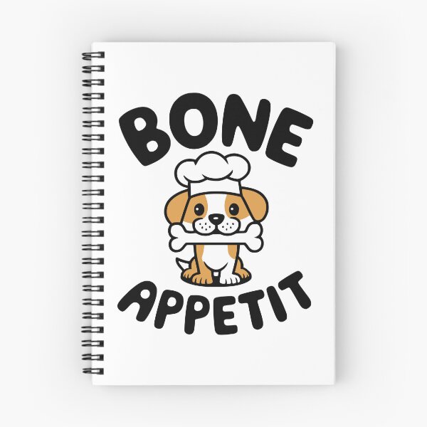 Item preview, Bone Appetit! Cute Dog Cooking Pun designed and sold by PMCreative.