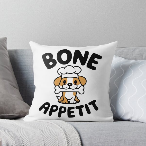 Item preview, Bone Appetit! Cute Dog Cooking Pun designed and sold by PMCreative.
